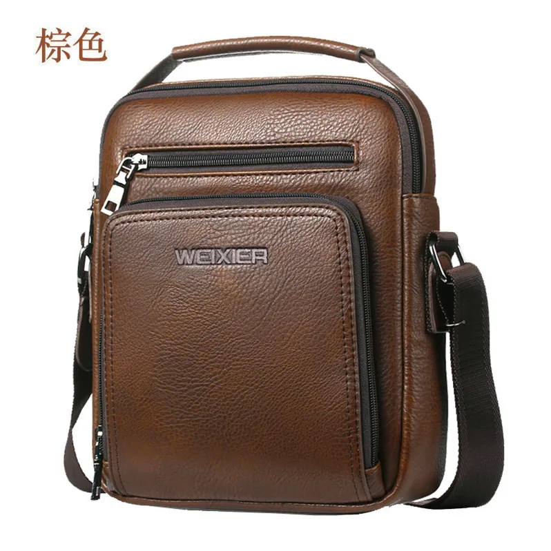 

W1006 men's shoulder messenger bag casual portable business bag for men