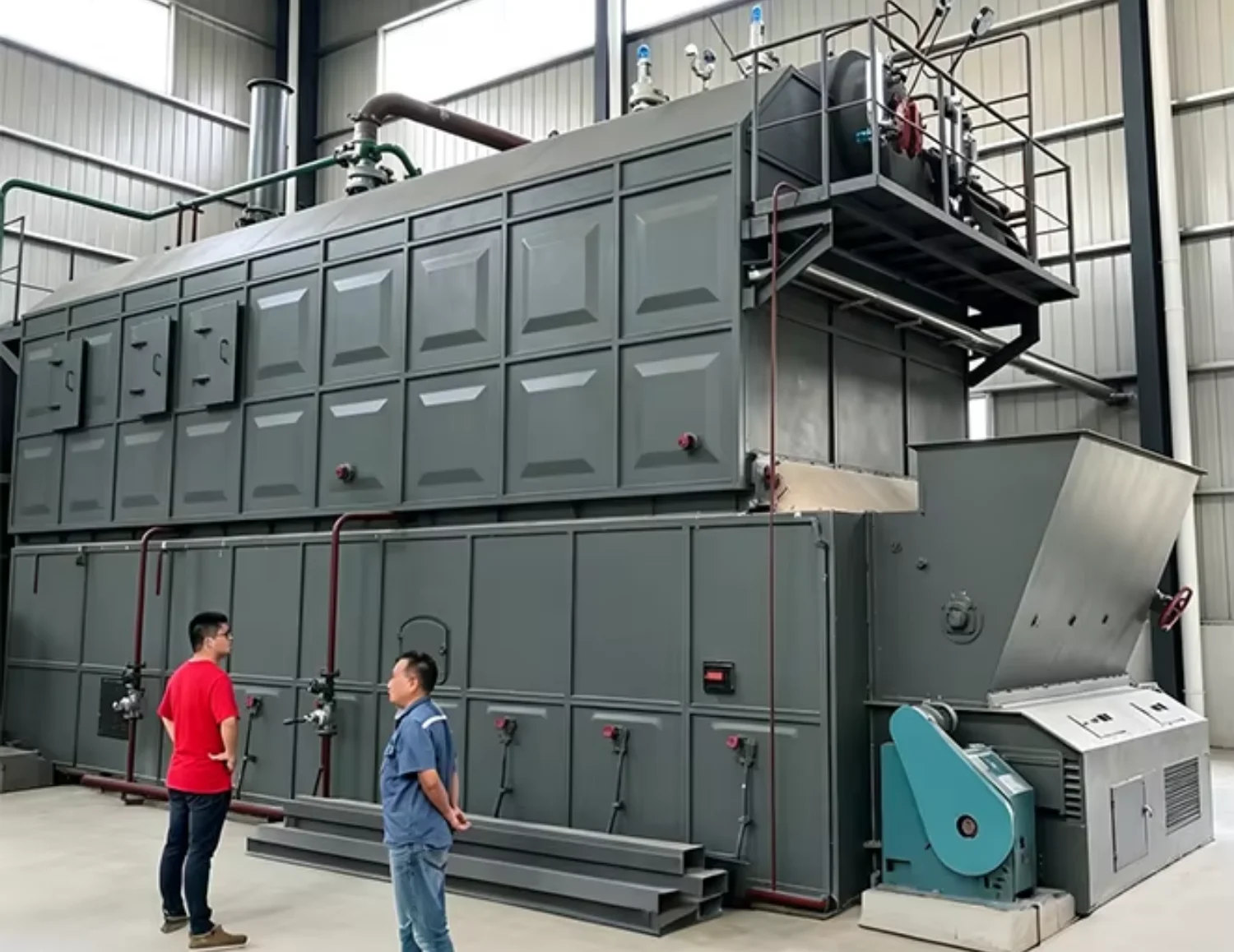 Grate Coal Fired Boiler, 4Ton/H, PLC - detail 14