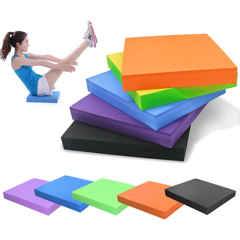 

Home Exercise Eco-friendly High Density TPE Yoga Balance Pad Non Slip Tpe Soft Cushion Balance Pad, Pink/blue/purple/green/black