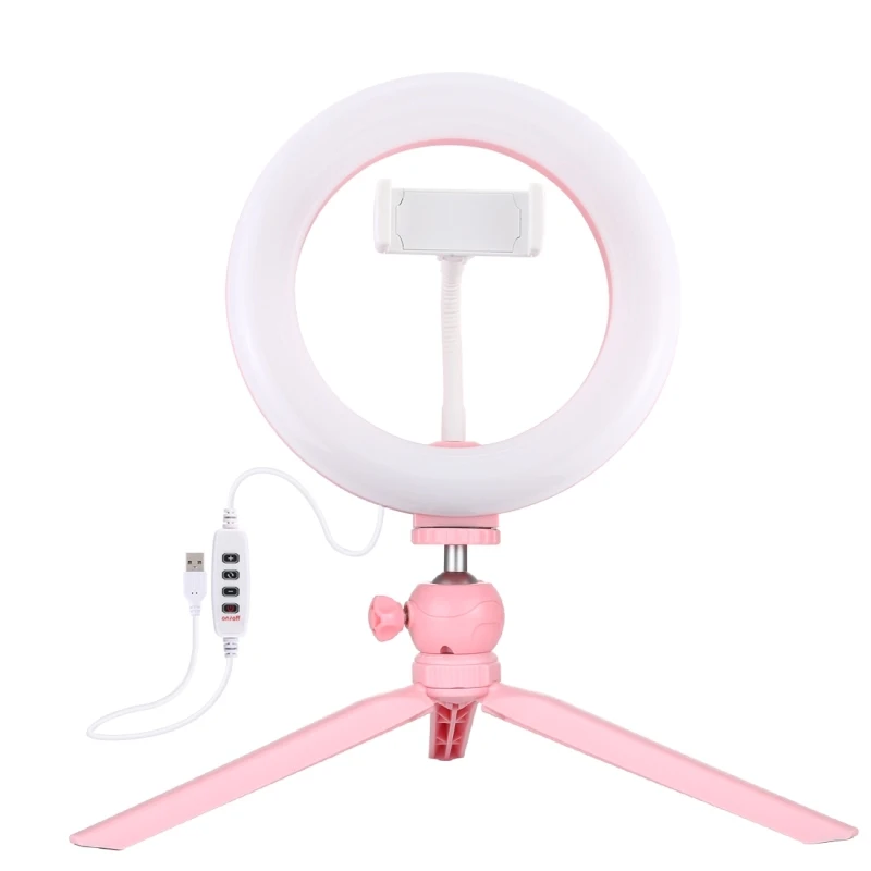 

Dropshipping Customized Logo PULUZ Desktop Tripod 7.9 inch 20cm Video Ring Light