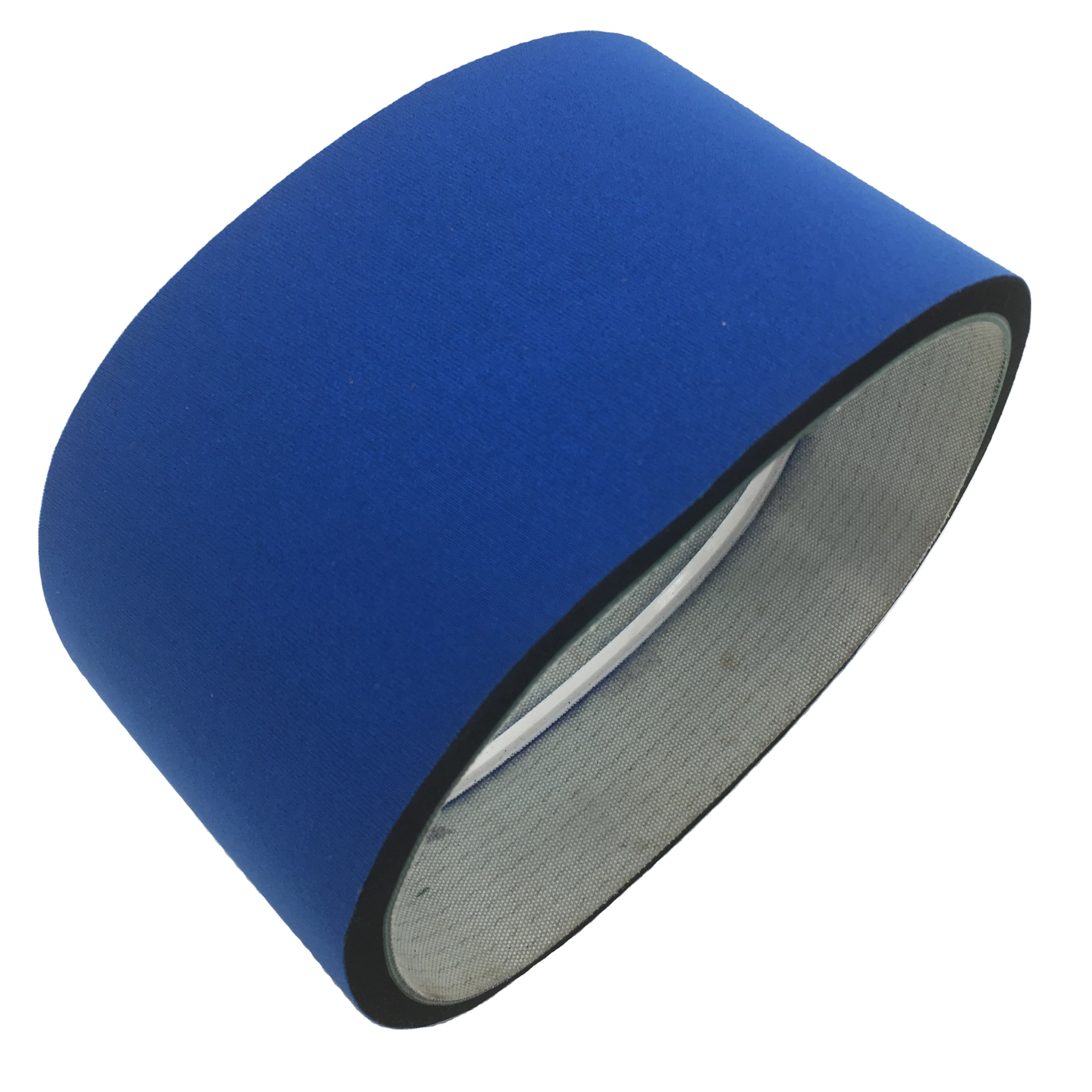 

PVC Conveyor Belt cover sponge with blue fabrics wear resistant