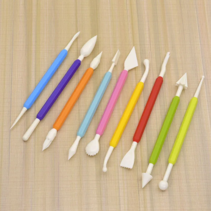 

Full Set Carving Cutter Tools Decorating and Modelling Pastry DIY Cake Fondant Sculpture Pen