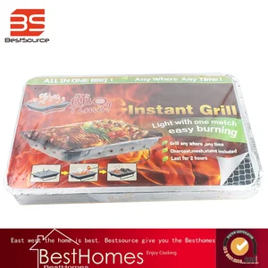 Image of Portable Disposable Instant Barbeque Grill One Time/Chinese Factory easily Portable Outdoor Instant Disposable Barbeque Grill