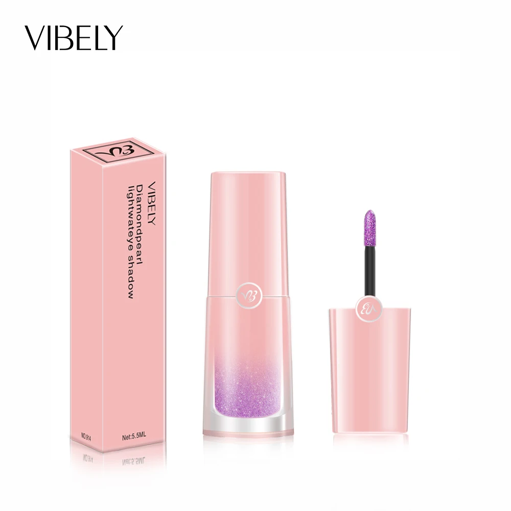 

Wholesale Makeup Diamond Metallic Shiny Vegan Shimmer Glitter Liquid Eye Shadow Stick