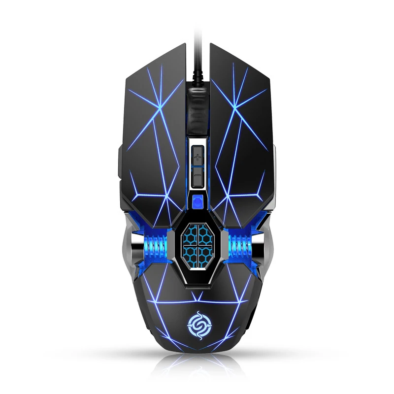 

Customizable Programming Wired Breathing Light Gaming Mouse Computer Mechanical Feel USB Mouse