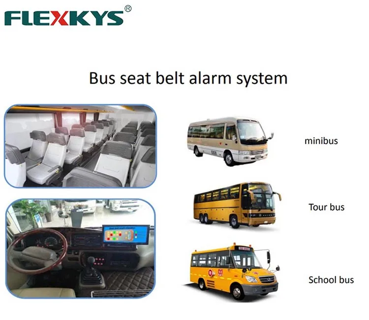 Bus Seat Belt Reminder Alarm System Car Seat Occupancy Sensor Occupant