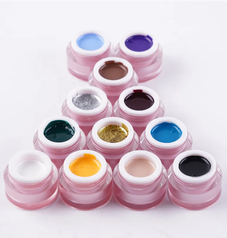 

Free sample nail care uv gel 3D carving gel, R.s nail color chart