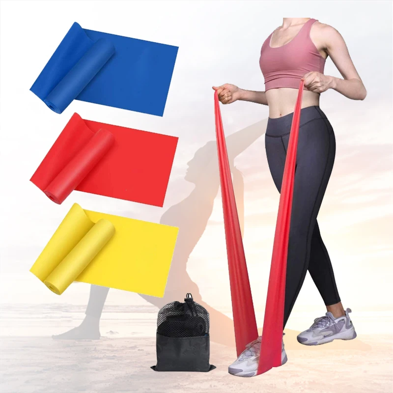 

A One Amazon Wholesale Home Fitness Eco Friendly Non Latex Free Resistance Bands TPE Elastic Thera Band, Customized color