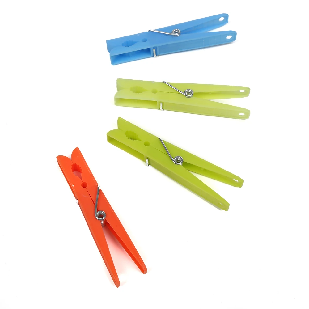 

24pcs Colorful clothes pegs for clothing plastic clips wholesale plastic clothes pegs, Available