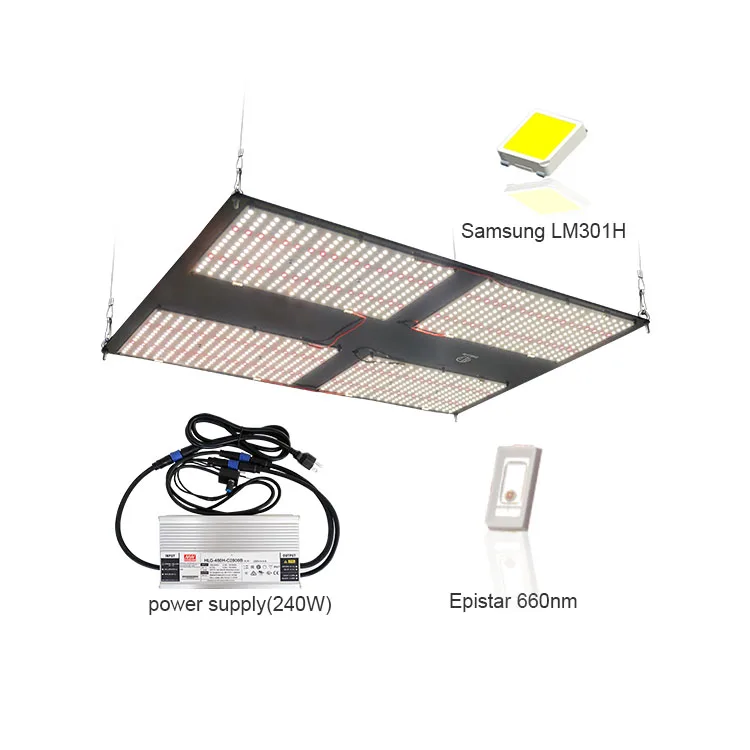 Amazon best seller qb288 V2 550 grow led lights use samsung lm301h and meanwell driver
