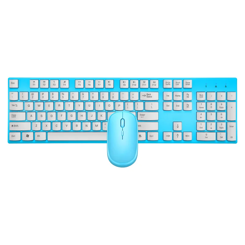 

AIWO New Waterproof Wired Gaming Keyboard Gaming Keyboard Combo Plastic White Keyboard And Mouse Wired, Black/white/blue/pink