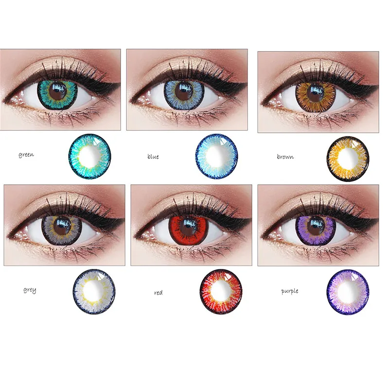 

Ice Snow Purple Blue Cosplay Halloween Softlens Crazy Lens