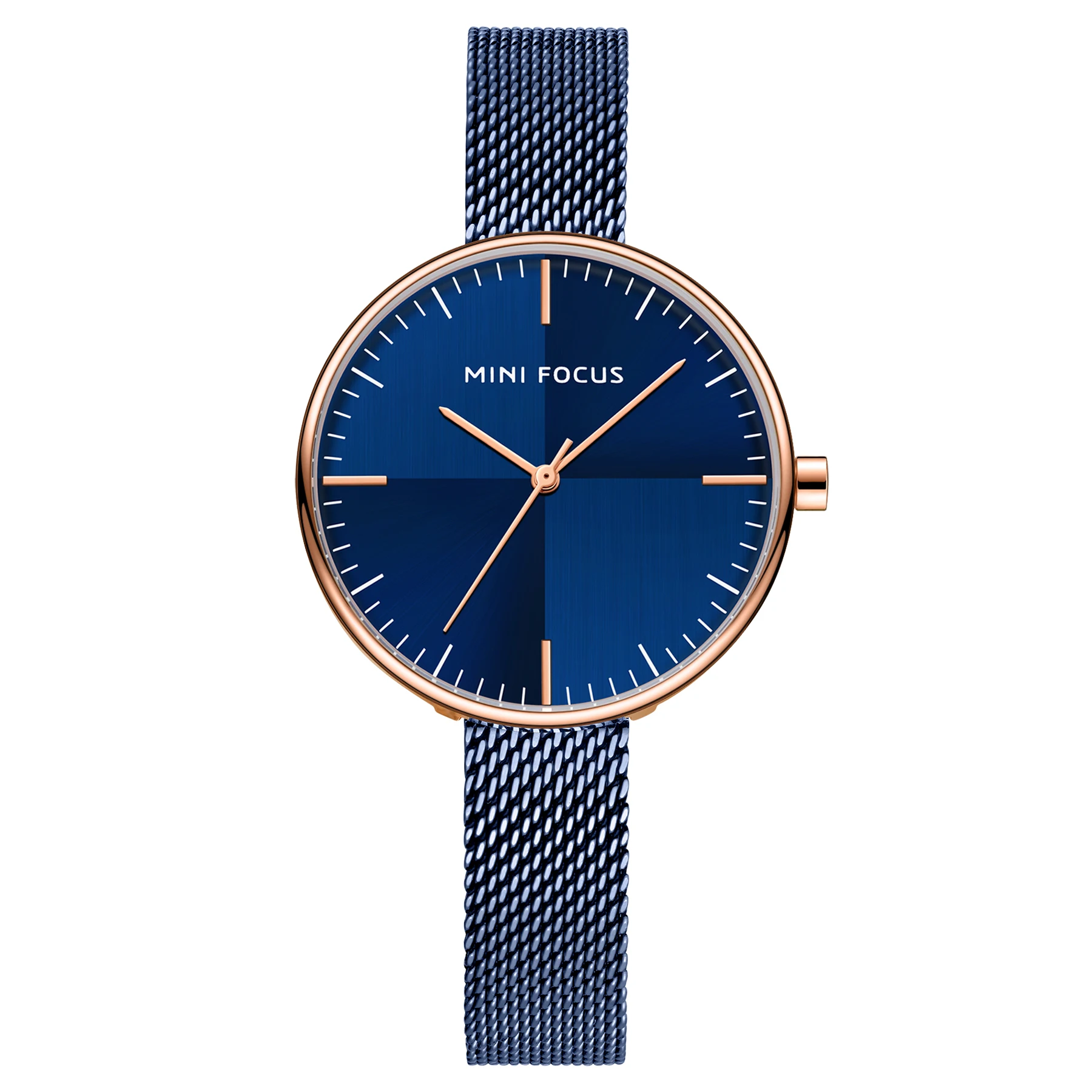 

Supplier Wholesale Relogio Barato Simple Ultra Thin Waterproof Blue Mirror Large Dial Steel Strap Women Watch Gift Watch Box, 5 colors