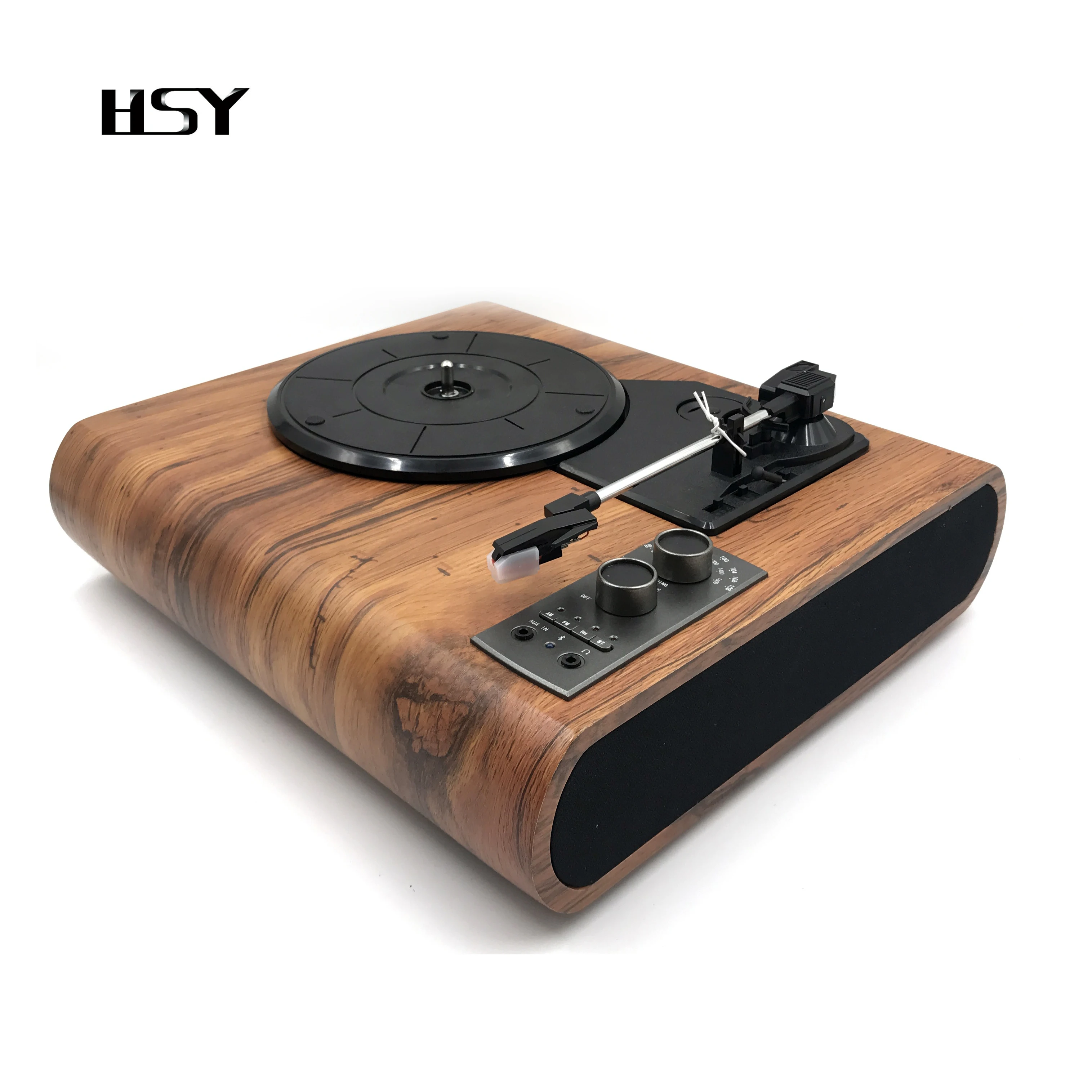 

Wholesale 3-Speed Wooden Vinyl Turntable Record Player, Customized