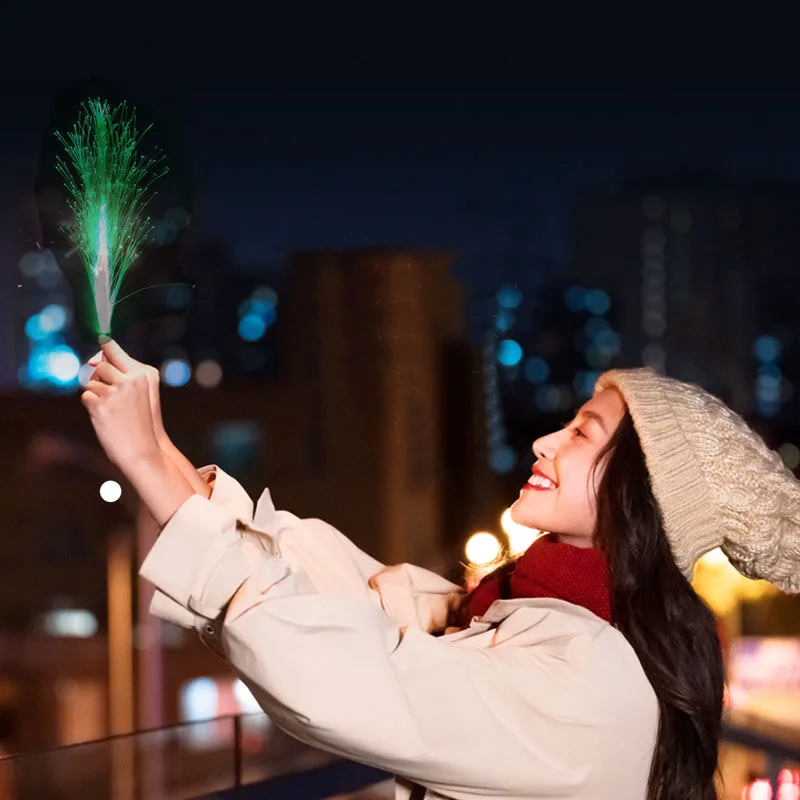 

2023 KEPUAI DIY Magic Wand for Christmas Decorations Fiber Optic Light Wands