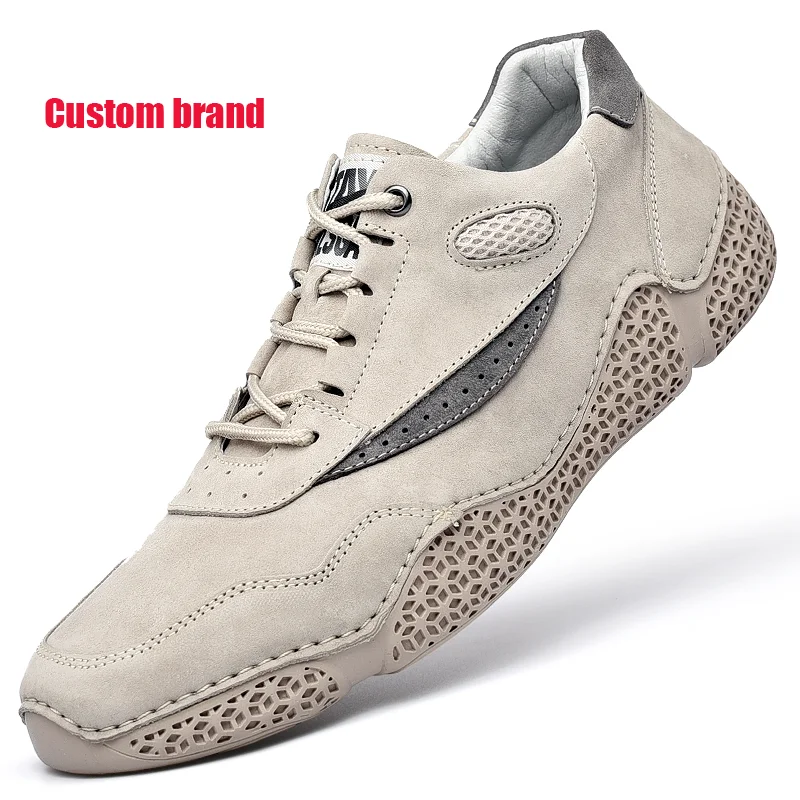 

custom shoes 2022 fashion oxford comfortable suede men's leather shoes slip on casual loafers driving handmade original patent