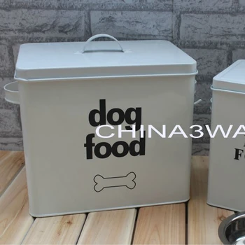 metal dog food storage bins