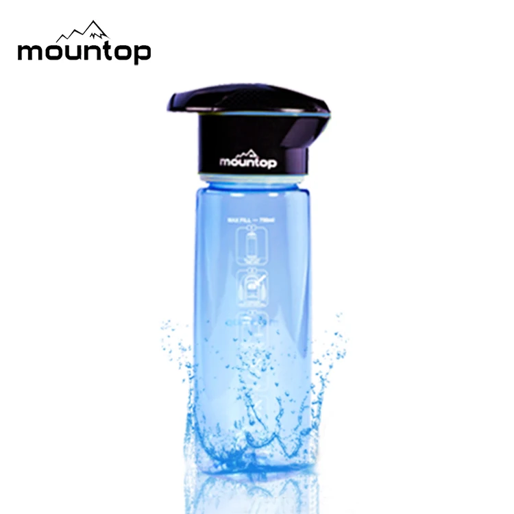 

innovative products 2019 uv water purifier camping drink water bottle with led light