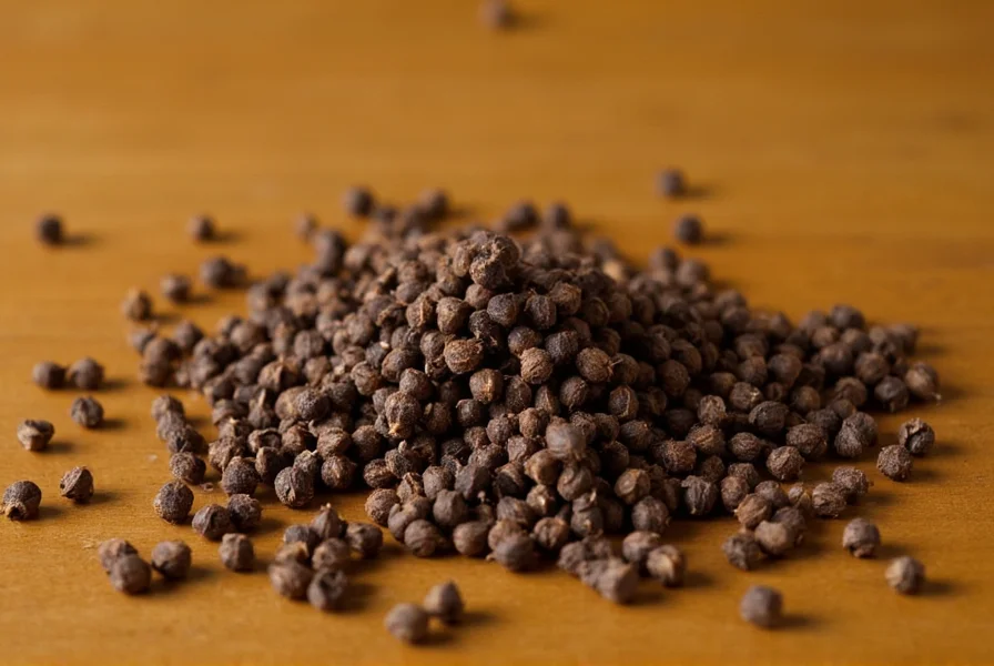 Close-up photograph of whole cloves showing their distinctive nail shape and reddish-brown color against a white background