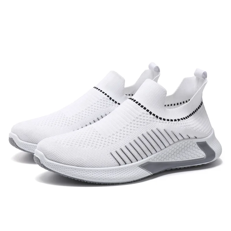 

FREE SAMPLE soft mens slip-on casual shoes breathable anti-odor walking shoes for men