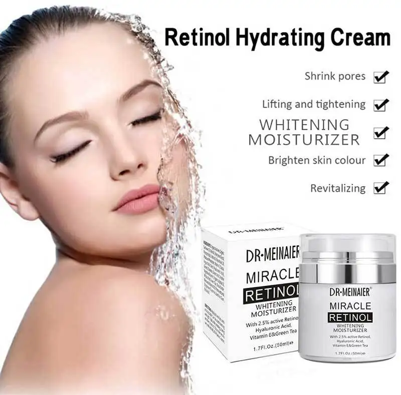 

Private Label Anti Aging Miracle Prepalin Moisturizer 5% 2.5% Active Facial Vitamin C E Retin ol Cream