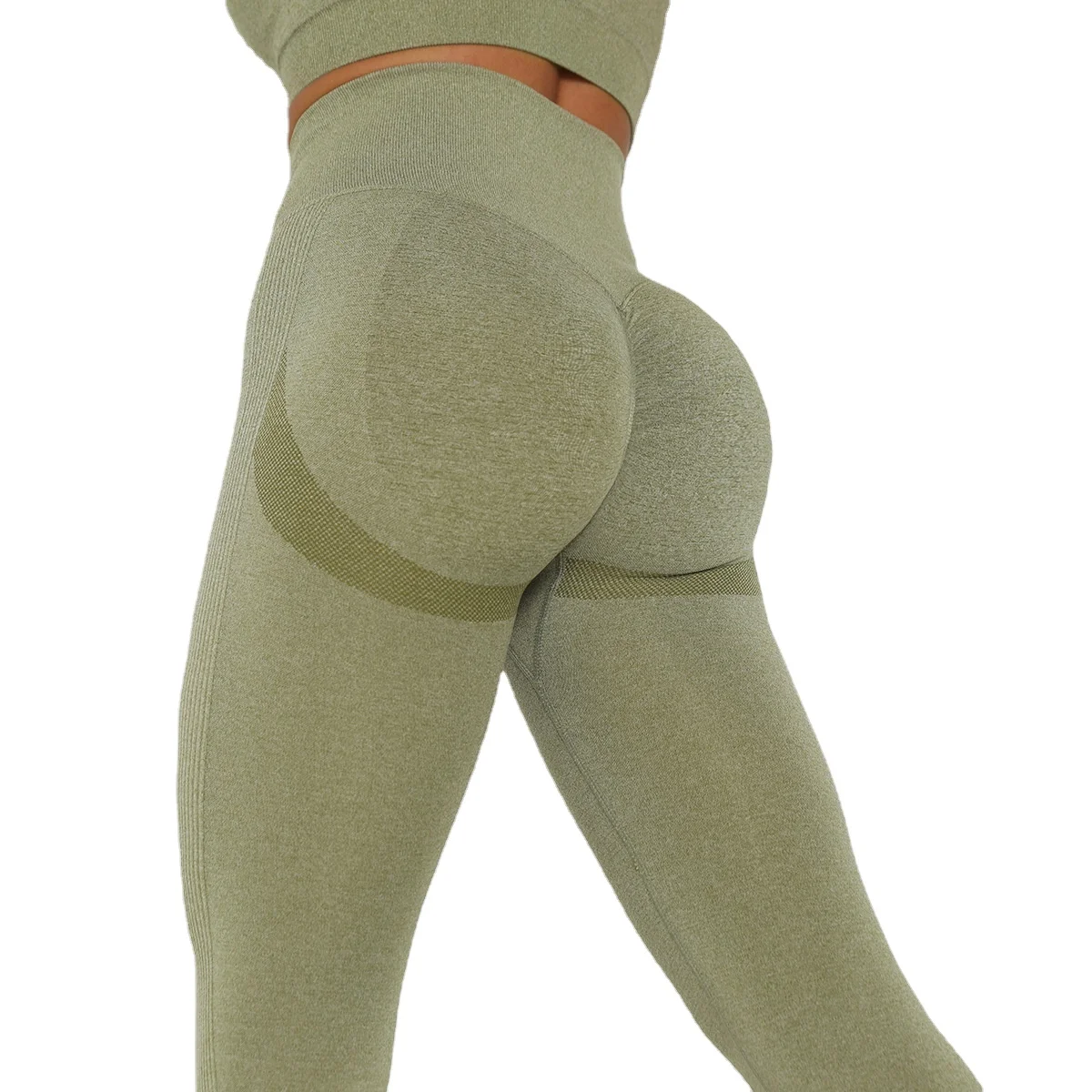 

Women's High Waisted Moisture Wicking Sexy Comfort Soft Butt Lift Seamless Workout Leggings Yoga Pants