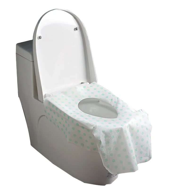 

2020 hot sale 10 pcs Thicken Paste Full coverage Oem Customized Logo toilet seat covers Disposable for child