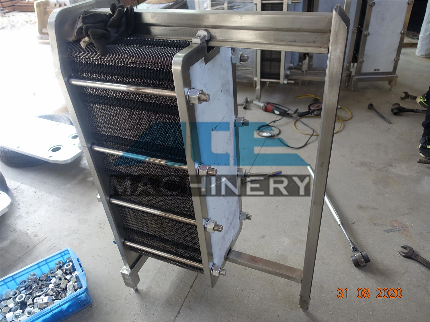 
Ace Factory Price High Quality Sanitary Stainless Steel Plate Heat Exchanger With Heat Exchanger Plate 