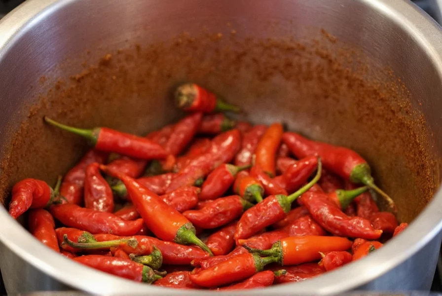 Ripe red jalapeños ready for smoking process