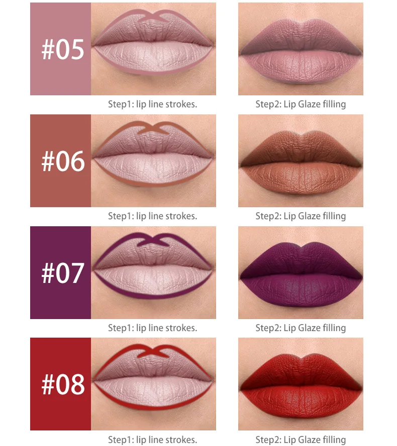 lip liner and lipstick set