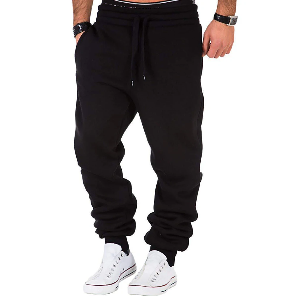 stacked sweatpants for men