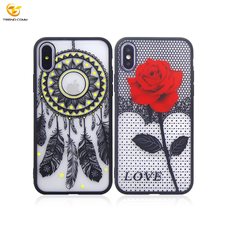 

Light Phone Case Custom Print Phone TPU Case For IPhone X XS