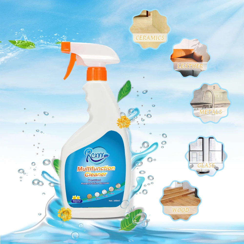 

500ml OEM Household Cleaning Product Detergent Wood Glass Metals Kitchen Floor Cleaner Multi-fuctional Cleaner