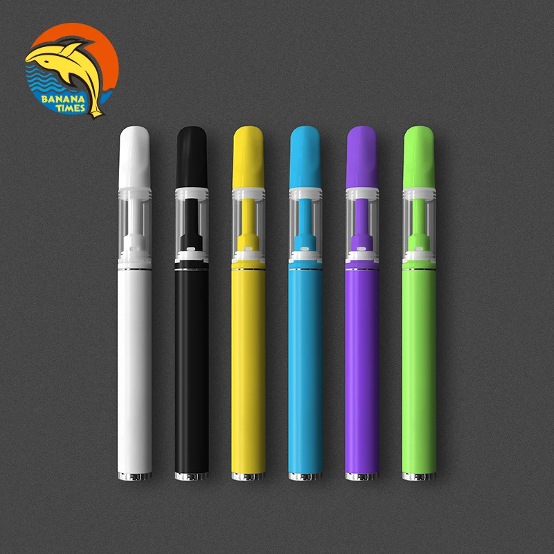 

Bananatimes Wholesale All Ceramic Empty CBD Oil Vape Pen 1ml CBD Vape with Customized Packaging Box