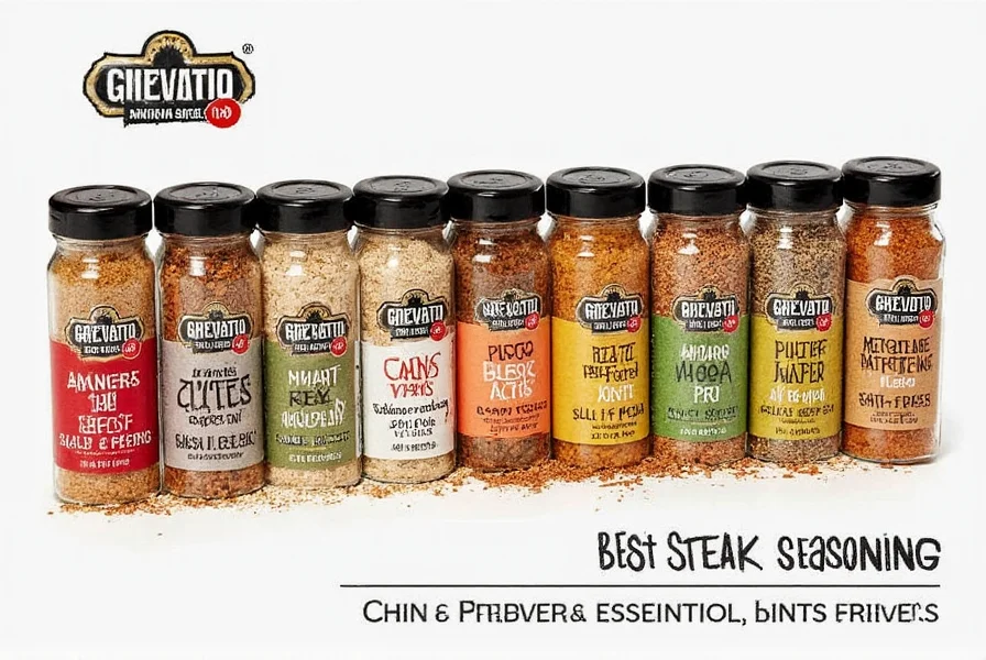 International steak seasoning blends from different culinary traditions
