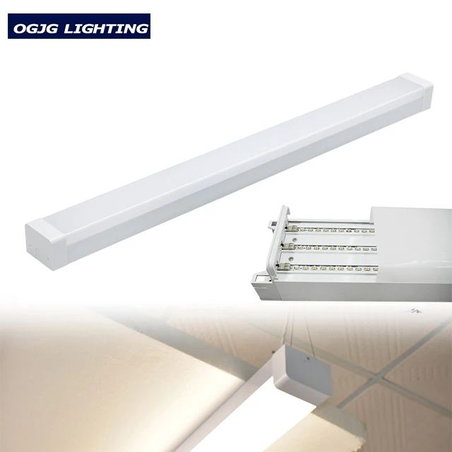 modern classroom linkable pendant light 0.6m 1.2m 1.5m connectable reading room dali dimming led ceiling lamp