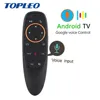 New Design G10 android smart tv tv box air mouse remote control one set open google voice assistant
