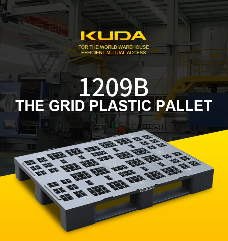 Storage Kuuda KUDA 1209B-WGCZ Heavy Duty Plastic Pallet for Warehouse Storage Grid ...