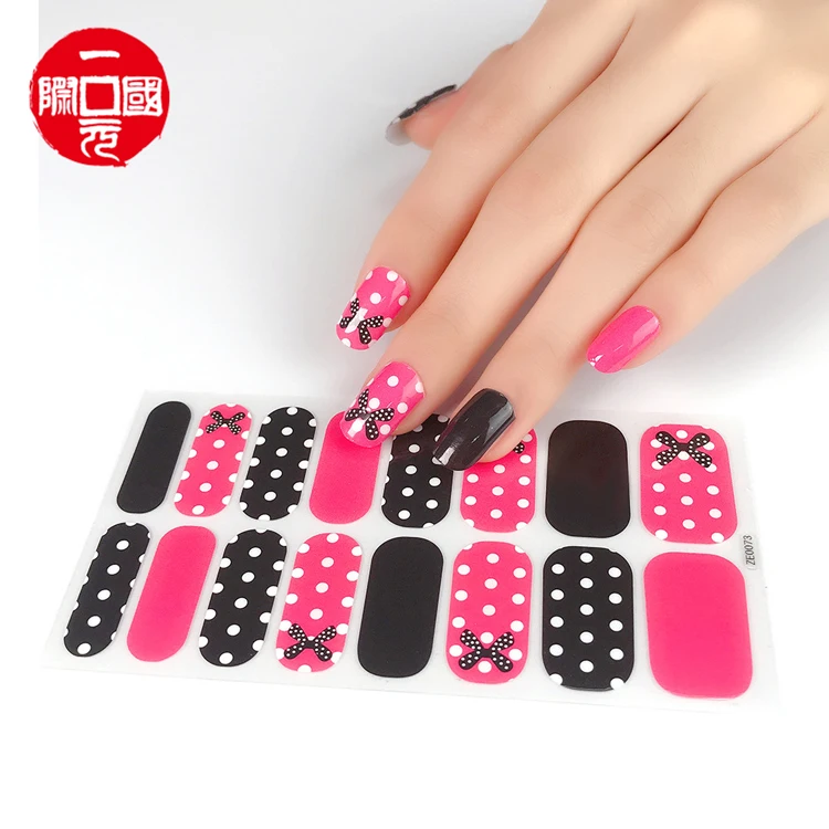 

2021 Manufacturers Wholesale latest fashion water girls nail stickers