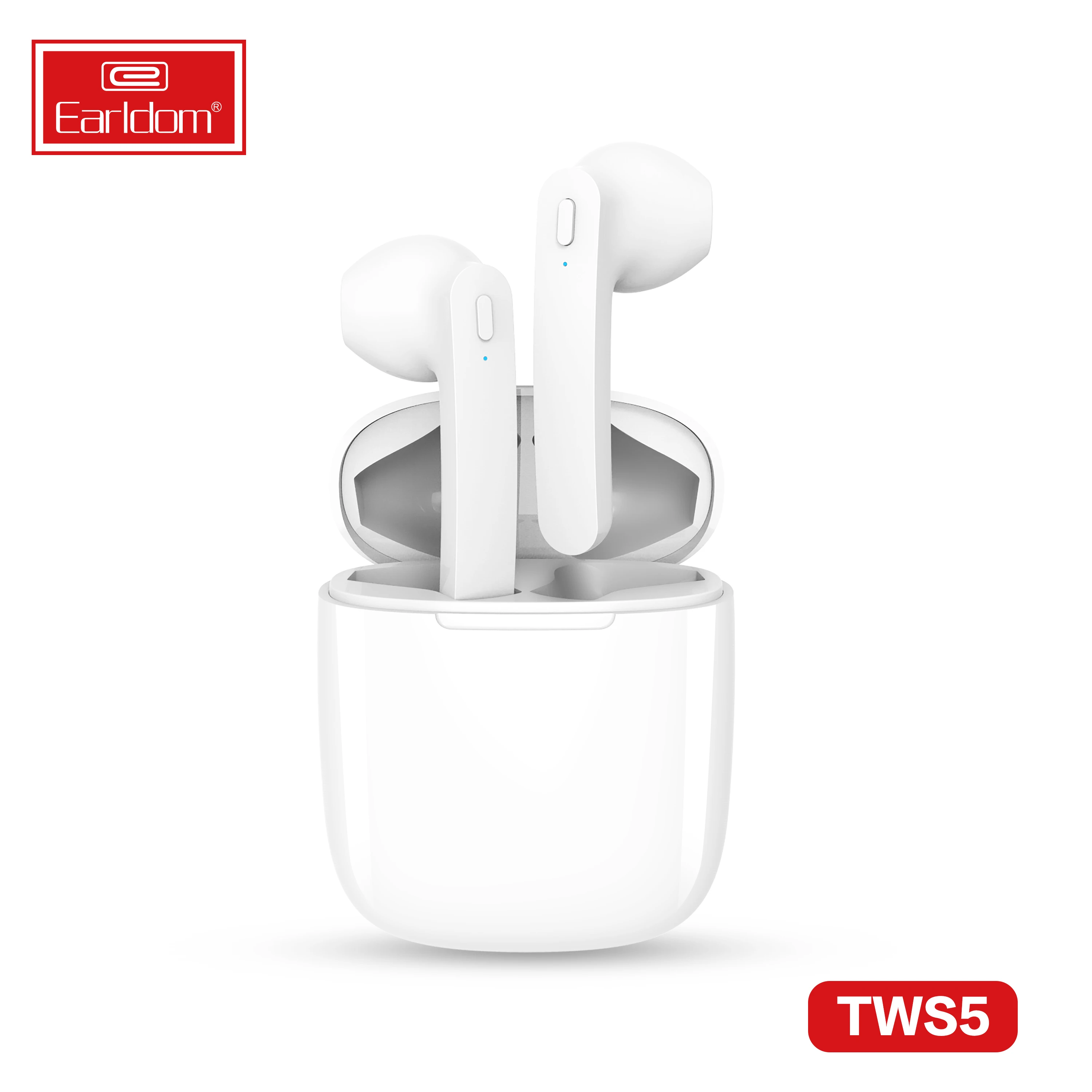 

Earldom TWS5 Mini Ear Headphones Good Bass Touch Earphone Earbud Charging Wireless BT 5.0 Earbuds