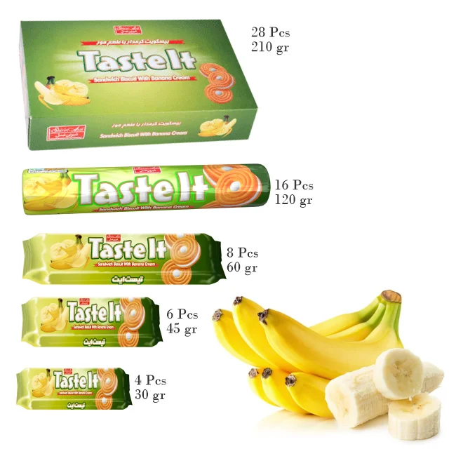 
Taste It Cream Sandwich Biscuit from Iran 