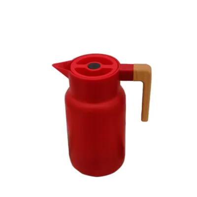 

Wooden HandleThermos Pot Double Wall Vacuum Insulated Thermal Coffee Carafe Thermos pot, Customized color