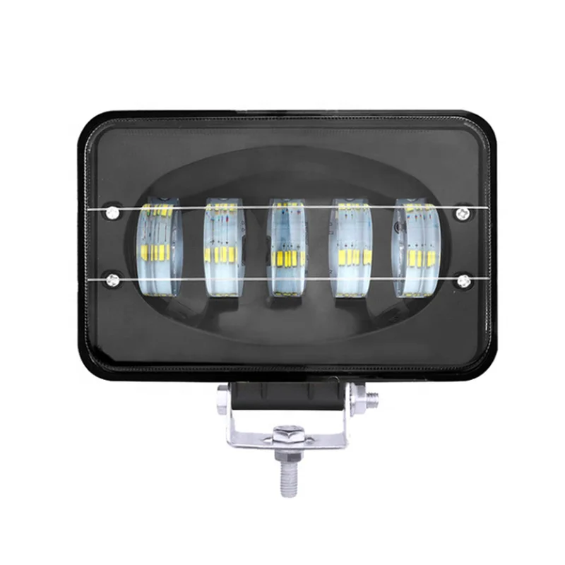 2021 4x4 Off Road Avto accessories 12V 24V 50W 6D 6 INCH LED Pods work light Combo Beam for Driving Light for 4WD SUV