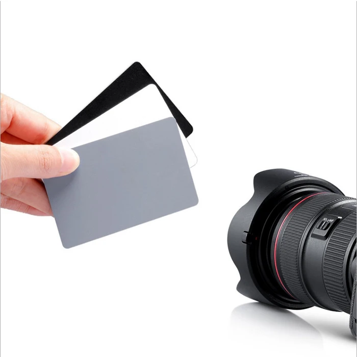

Hot Selling 3 in 1 Pocket Digital Camera 18% White Black Grey Balance Card, Grey, white, black