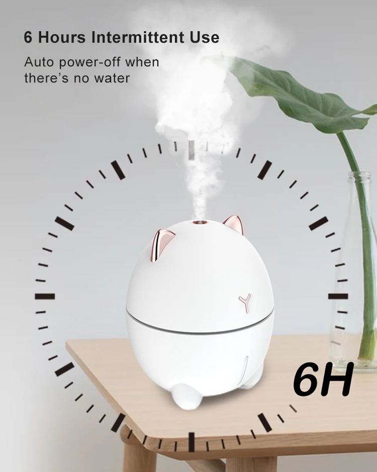 WSTA Mini Ultrasonic Aroma Air Humidifier Luchtbevochtiger Essential Oil Diffuser