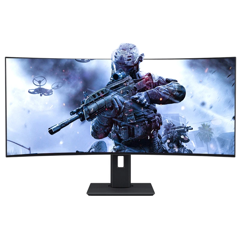 

144hz gaming monitor  curved desktop gaming monitor 4K computer monitor, Black color