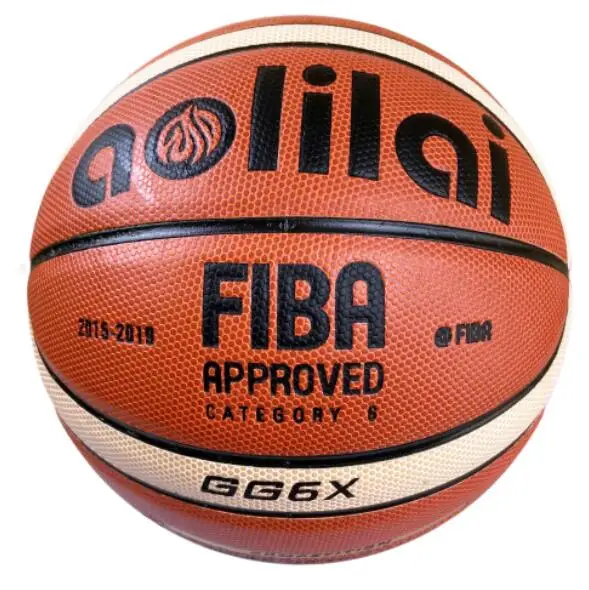 

High Quality PU Leather Basketball Balls Manufacturers For basketball game training, Brown