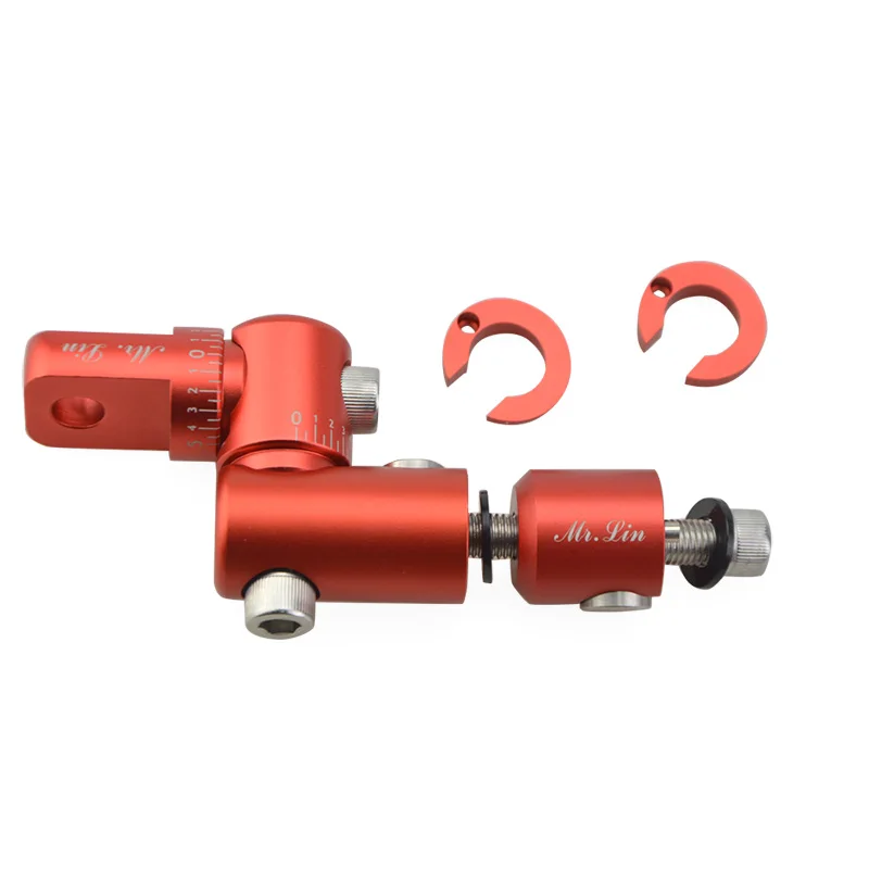 

Archery V bar Kit Mount Archery Bow Stabilizer Side Quick Disconnect Bow Rod Stabilizer V Bar, Red/black