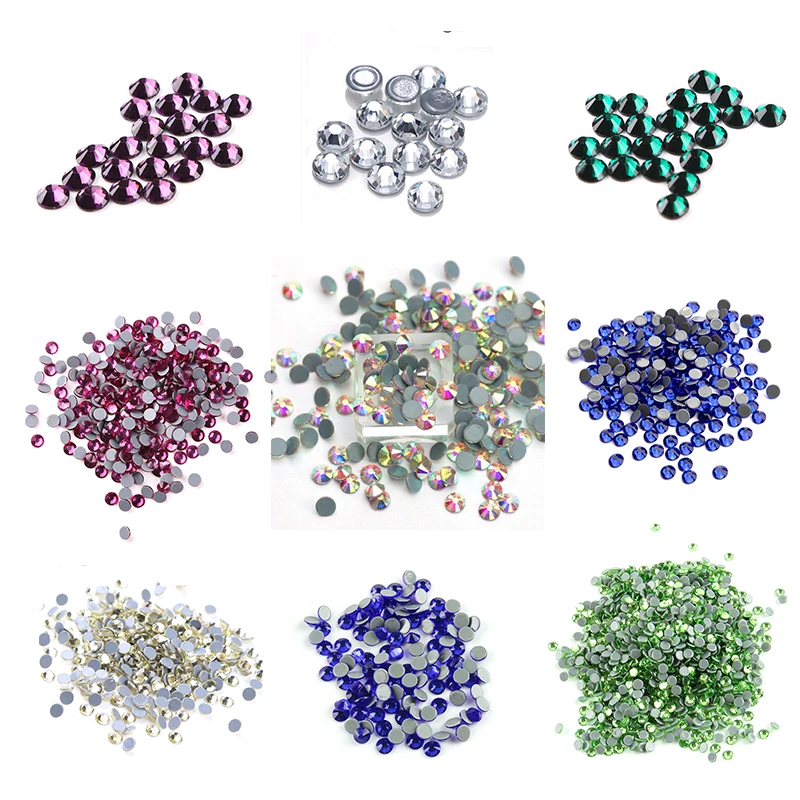 

Ss12 Complete Colors Rts Hotfix Rhinestones Crystal Rhinestone Flatback