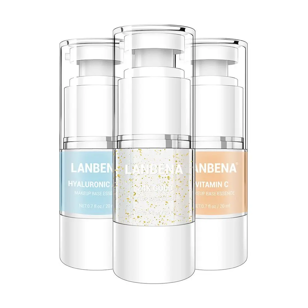 

Lanbena 24K gold makeup primer makeup base lightening glitter primer in 20ml